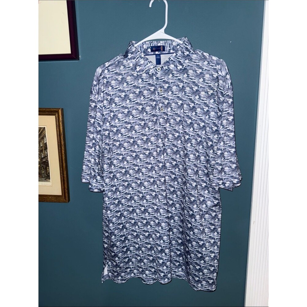 Stitch Camo Polo